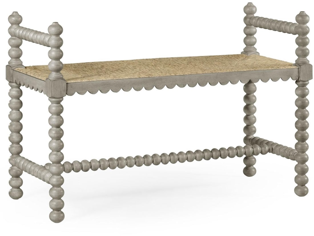 Jonathan Charles Acacia Wood Bench Country Farmhouse Style (1 of 3)