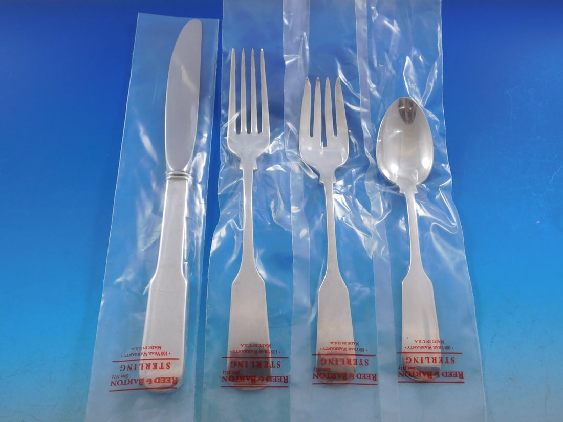 Gorham Old English Tipt Sterling Silver 24pc Flatware Set (1 of 5)