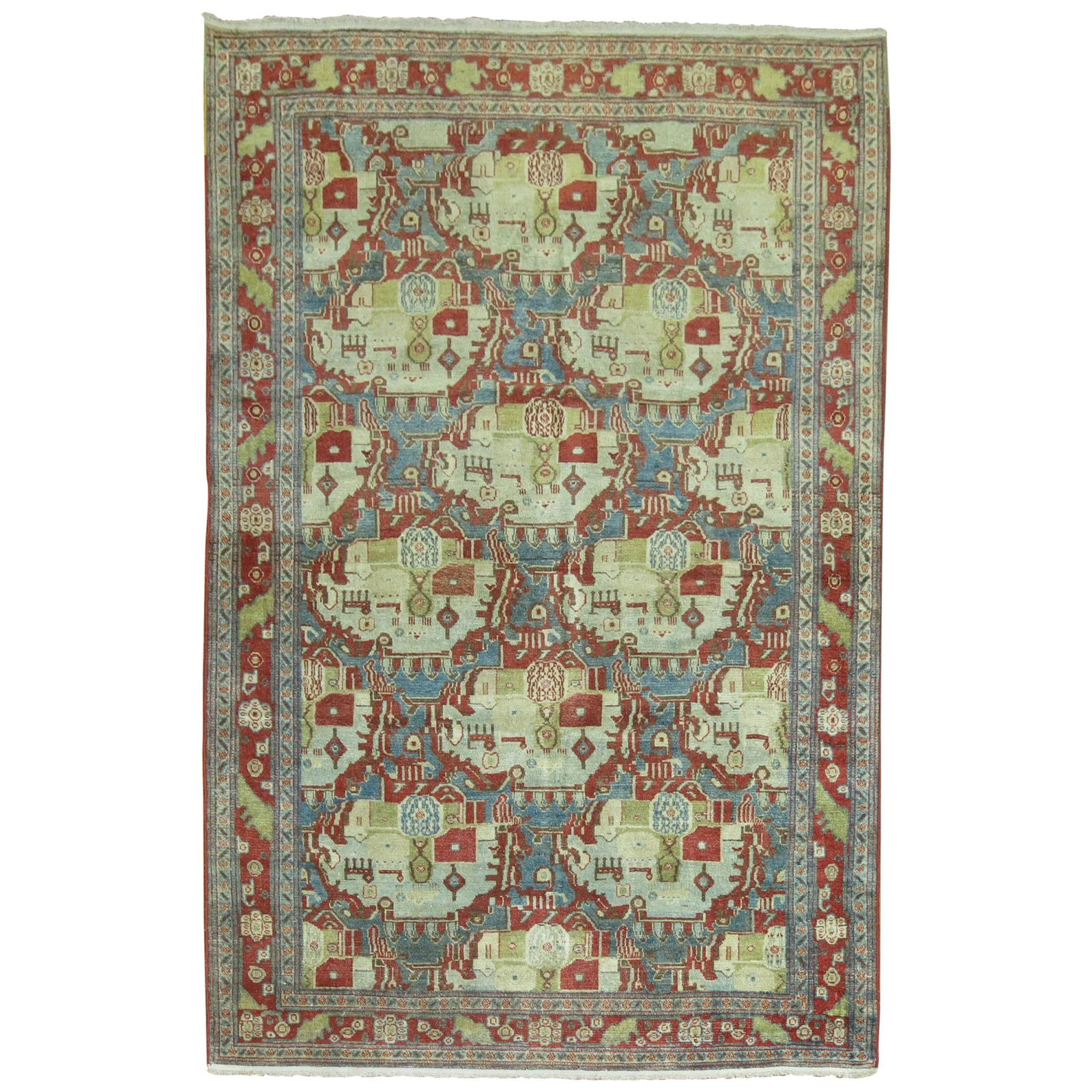 Zabihi Collection Malayer Persian Rug Circa 1910 Hand-Woven Wool 53 x 78 in (1 of 9)