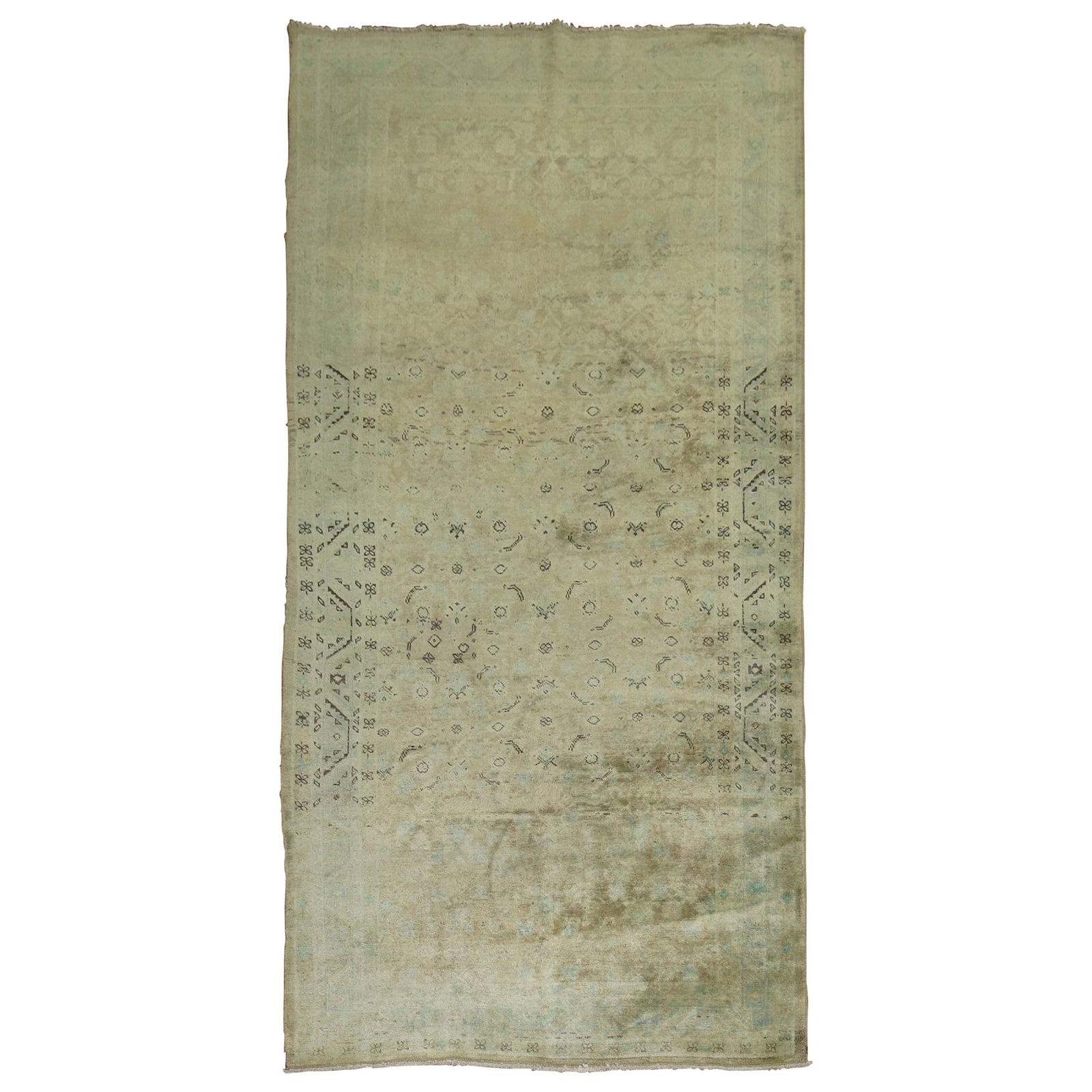 Zabihi Collection 1920s Persian Malayer Hand-Knotted Wool Rug 64 x 124 (1 of 10)