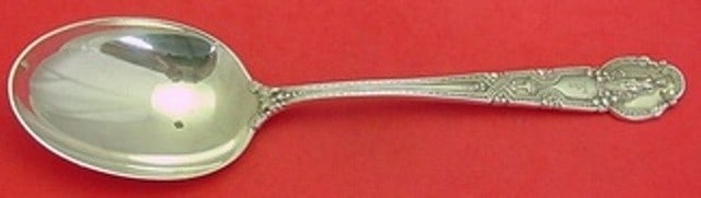 Tiffany & Co. Renaissance Sterling Silver Serving Spoon 9.5" Monogrammed (1 of 2)