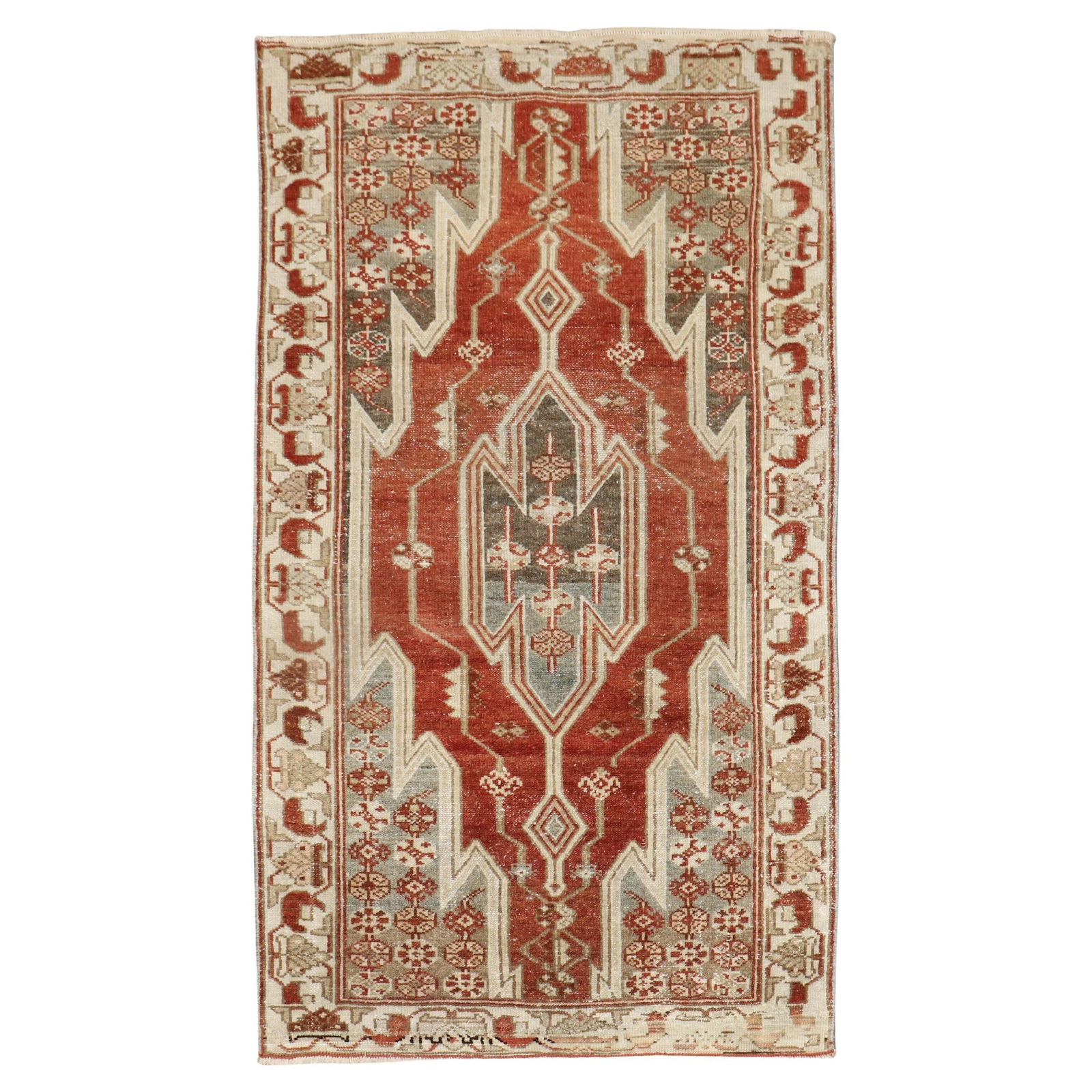 Zabihi Collection Hand-Knotted Persian Malayer Rug 30 x 50 in 1930 Iran (1 of 7)