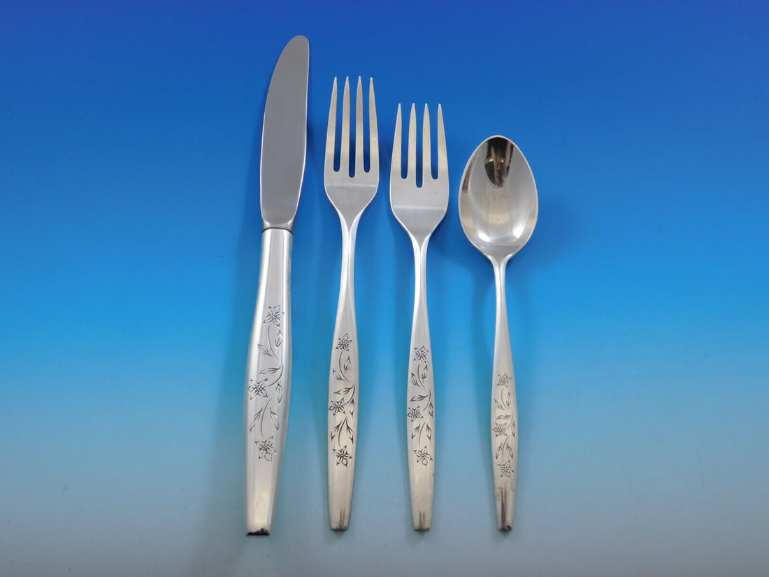 Kirk Kingsley Sterling Silver 4-Piece Place Setting (1 of 4)