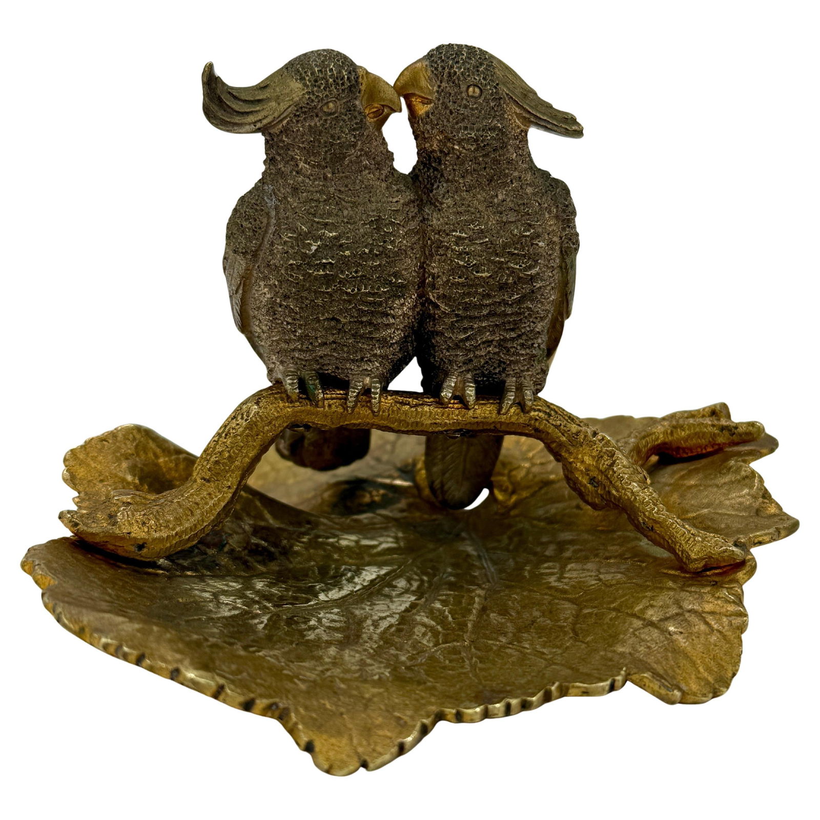 19th Century Art Nouveau Bronze Love Bird Sculpture (1 of 9)