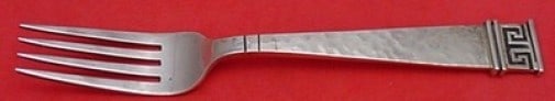 Old Newbury Crafters Dynasty Sterling Silver Dinner Fork 7 3/4" (1 of 1)