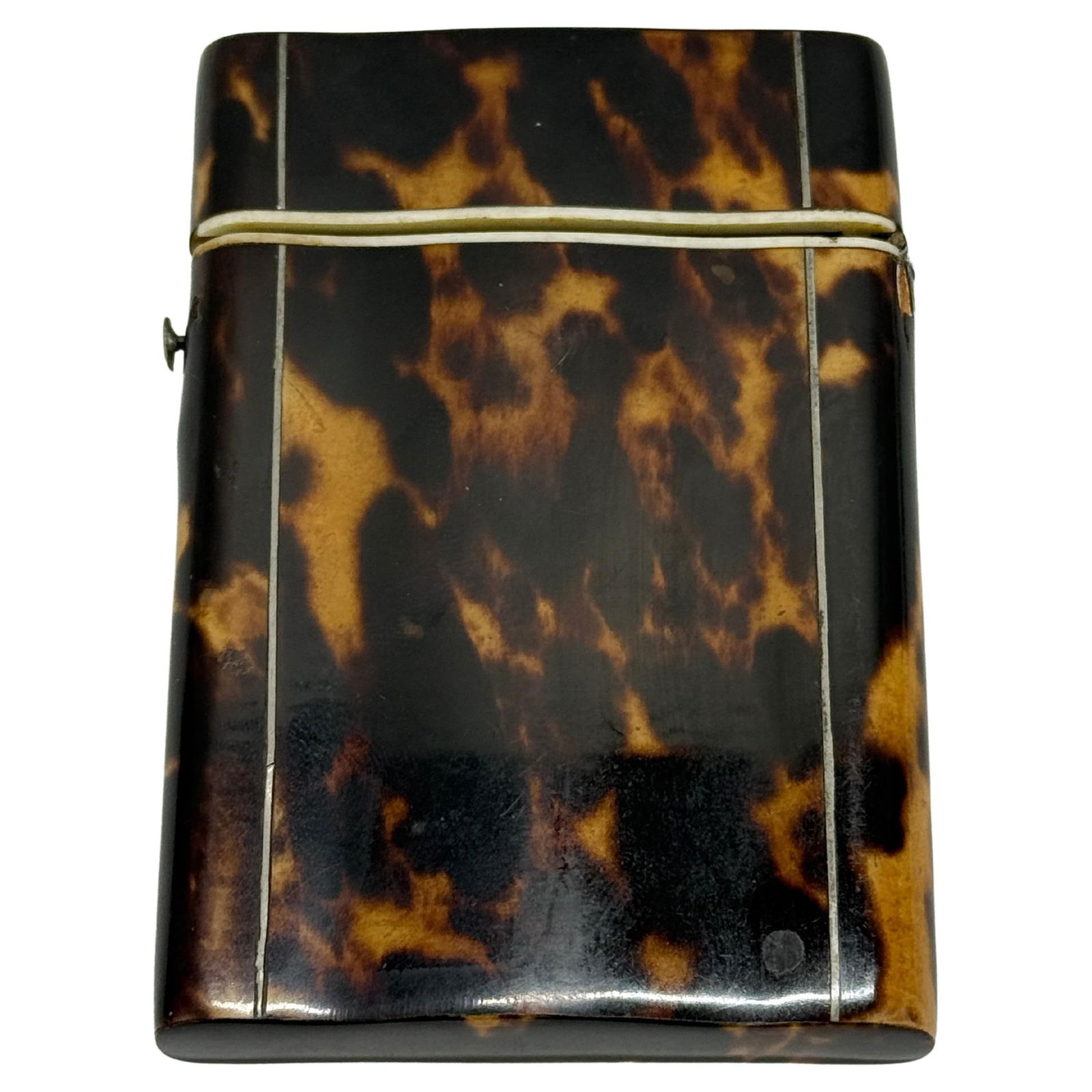 Early 19th Century English Tortoiseshell Folding Regency Memorandum Case (1 of 8)