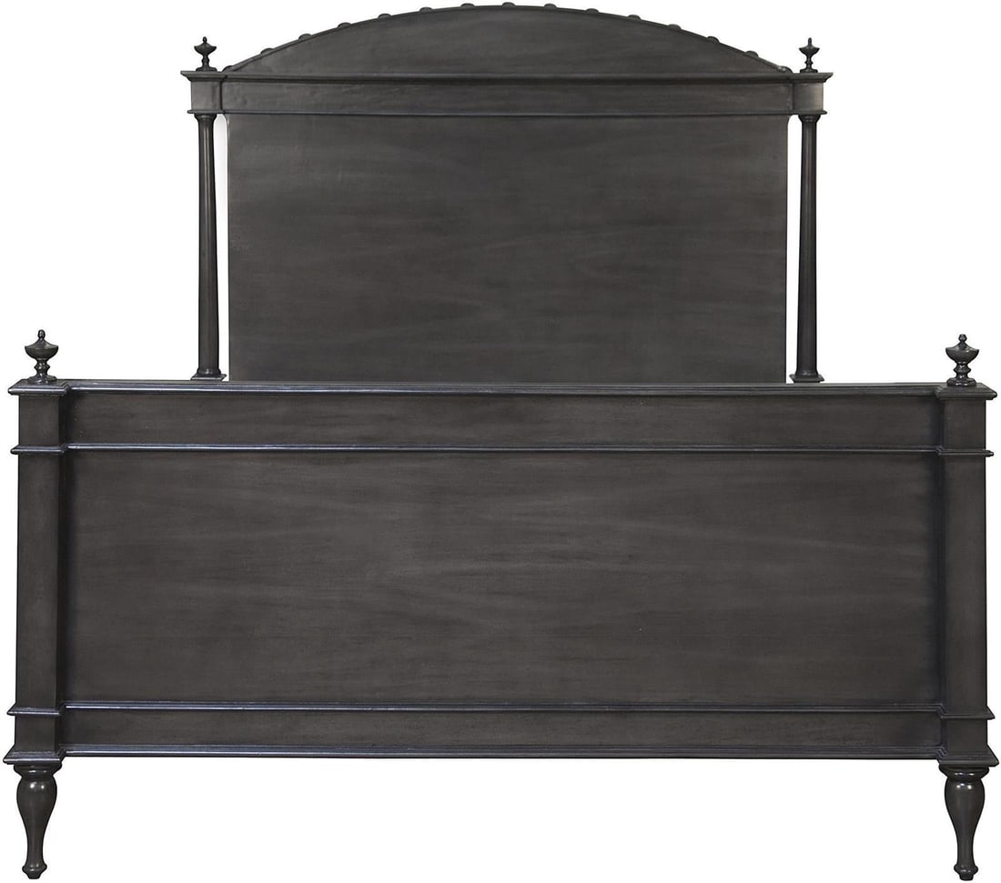 Noir Owen Traditional Mahogany Eastern King Bed Pale Finish (1 of 2)