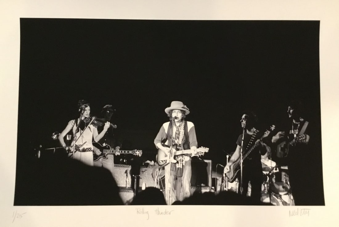 Limited Edition Neil Portnoy Giclee of Bob Dylan Rolling Thunder Signed (1 of 5)