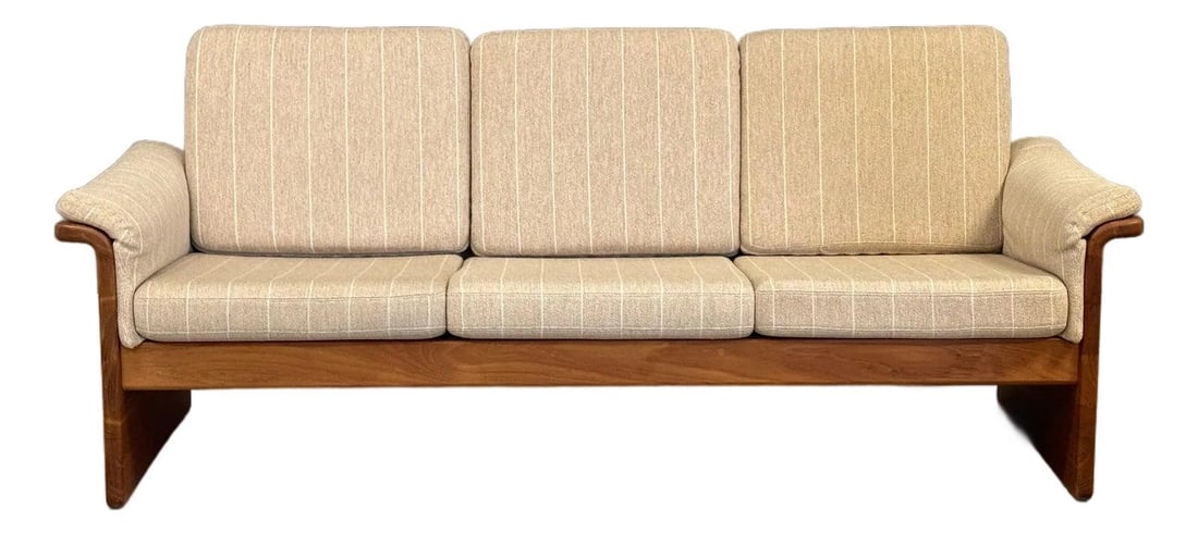 1980s Beige Teak Sofa by EMC Mobler Denmark (1 of 8)