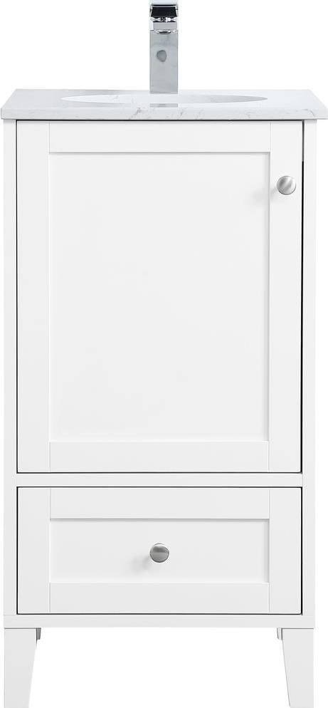 Elegant Lighting 18 Inch Bathroom Vanity Brushed Nickel Transitional Style (1 of 1)