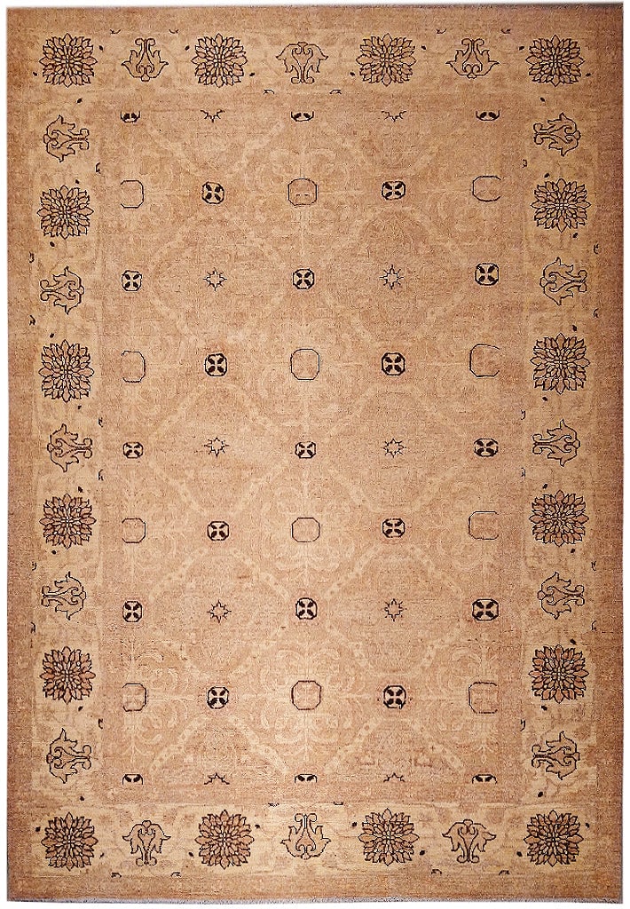Handmade 6 x 9 Transitional Neutral Decorative Rug (1 of 10)