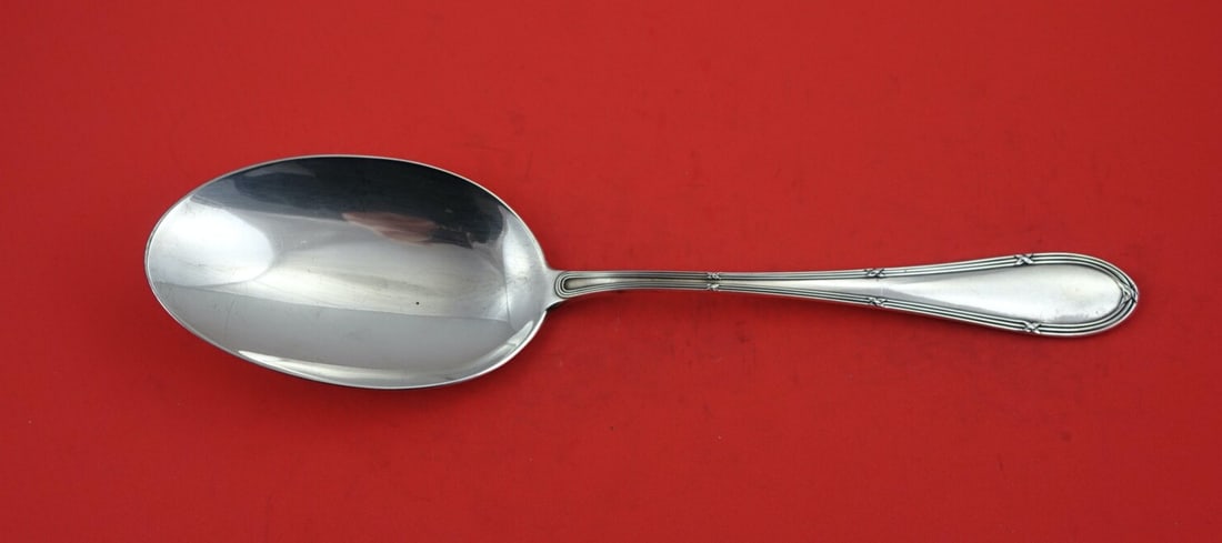 Buccellati Parma Sterling Silver 11 Inch Vegetable Serving Spoon (1 of 2)