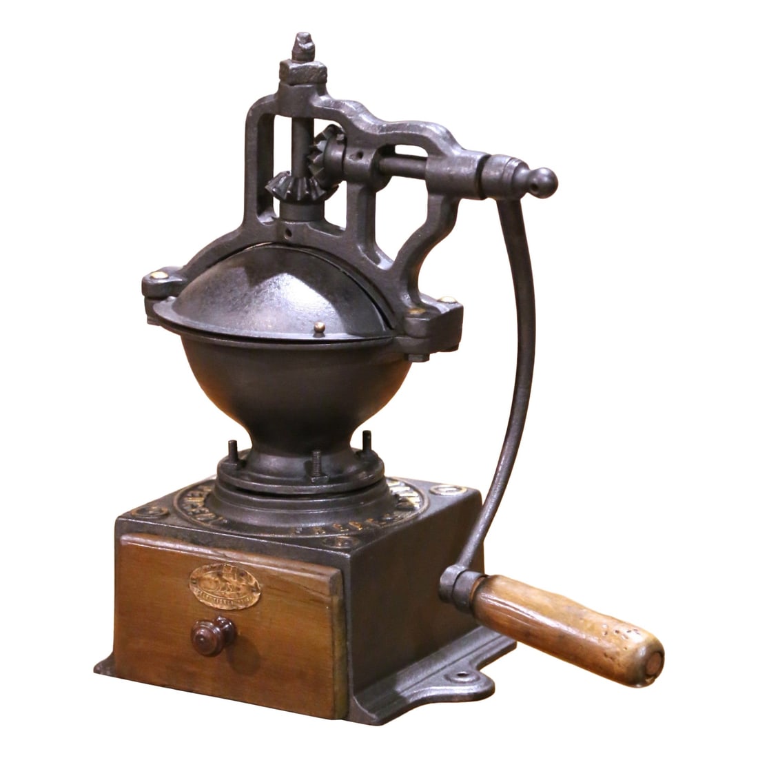 Antique Peugeot Freres Cast Iron Coffee Grinder Model A France 1920 (1 of 17)