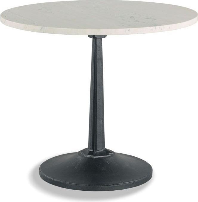 Woodbridge Winston Round Vintage Style Marble Cafe Table 30H x 36W x 36D (1 of 1)
