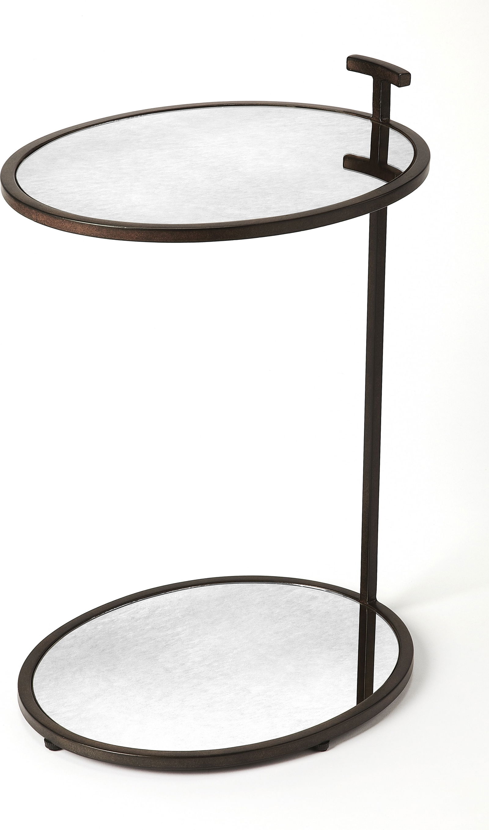 Butler Ciro Oval Bronze Side Table for Small Spaces (1 of 3)