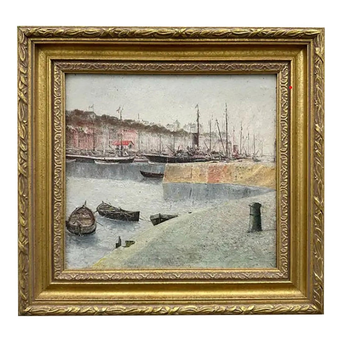 Bohemian Inspired Coastal Abstract Oil Painting on Wood Panel: Bohemian Inspired Coastal Abstract Oil Painting on Wood Panel This vintage Boho abstract seascape is an oil painting on board that combines artistic Bohemian elements with dynamic, coastal themes. The