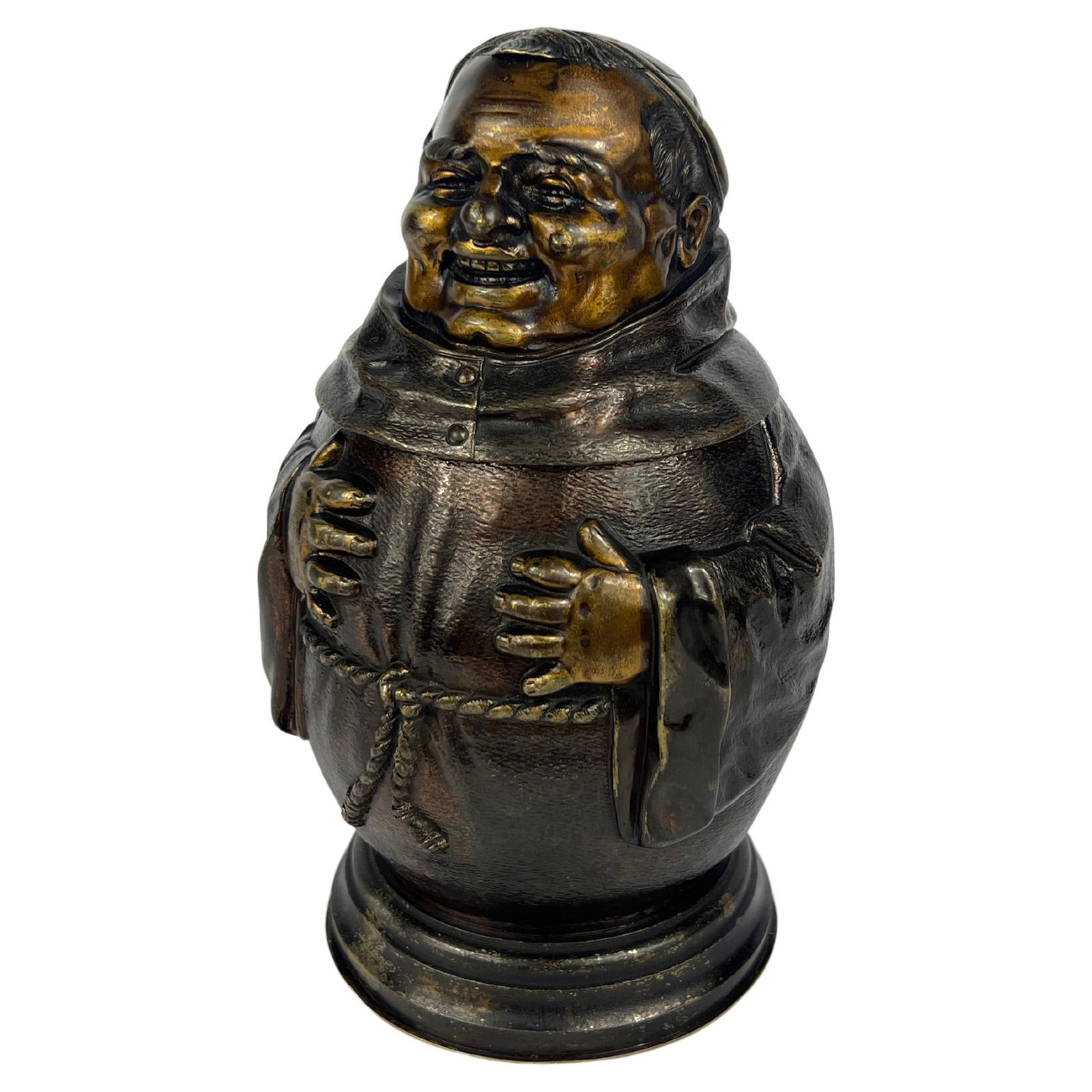 1881 Edward VII Bronze Monk Inkwell and Humidor for Admiral Glyn (1 of 13)