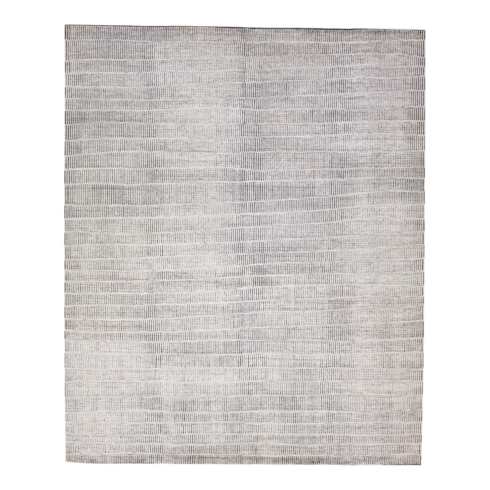 Oversized Wool Rug Modern Minimalist Moroccan Style Gray (1 of 7)