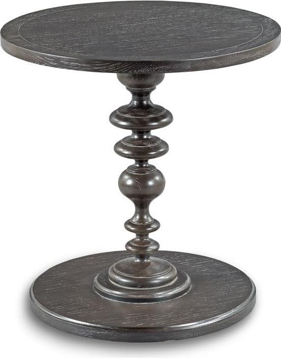 Woodbridge Montecito Round Side Table Slate Finish 25H 23W 23D (1 of 2)