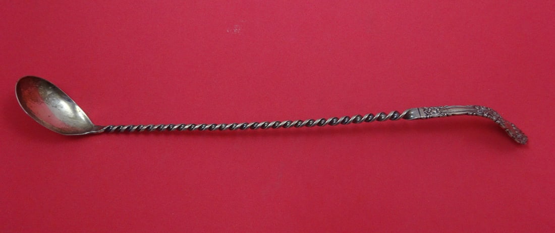 Dominick & Haff Renaissance Sterling Silver Claret Ladle 13 1/4" Twist Handle: Dominick & Haff Renaissance Sterling Silver Claret Ladle 13 1/4" Twist Handle This exquisite Renaissance claret ladle, crafted by Dominick & Haff, showcases a beautiful twist handle and is made from h