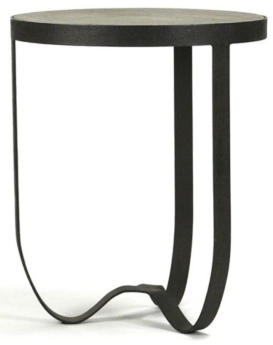 Zentique Deo Ebony Oak Side Table Transitional Design (1 of 3)