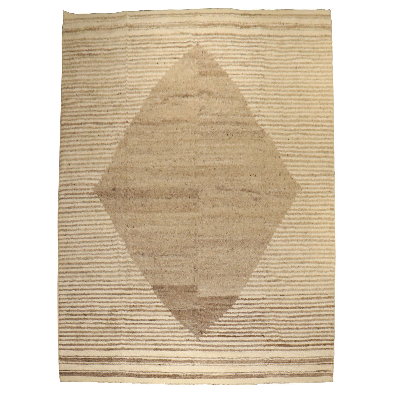 One of a Kind Scandinavian Modern Tulu Mohair Style Turkish Rug: One of a Kind Scandinavian Modern Tulu Mohair Style Turkish Rug Discover the artistry of this unique 21st-century Turkish Tulu rug, which beautifully blends contemporary style with traditional craftsm