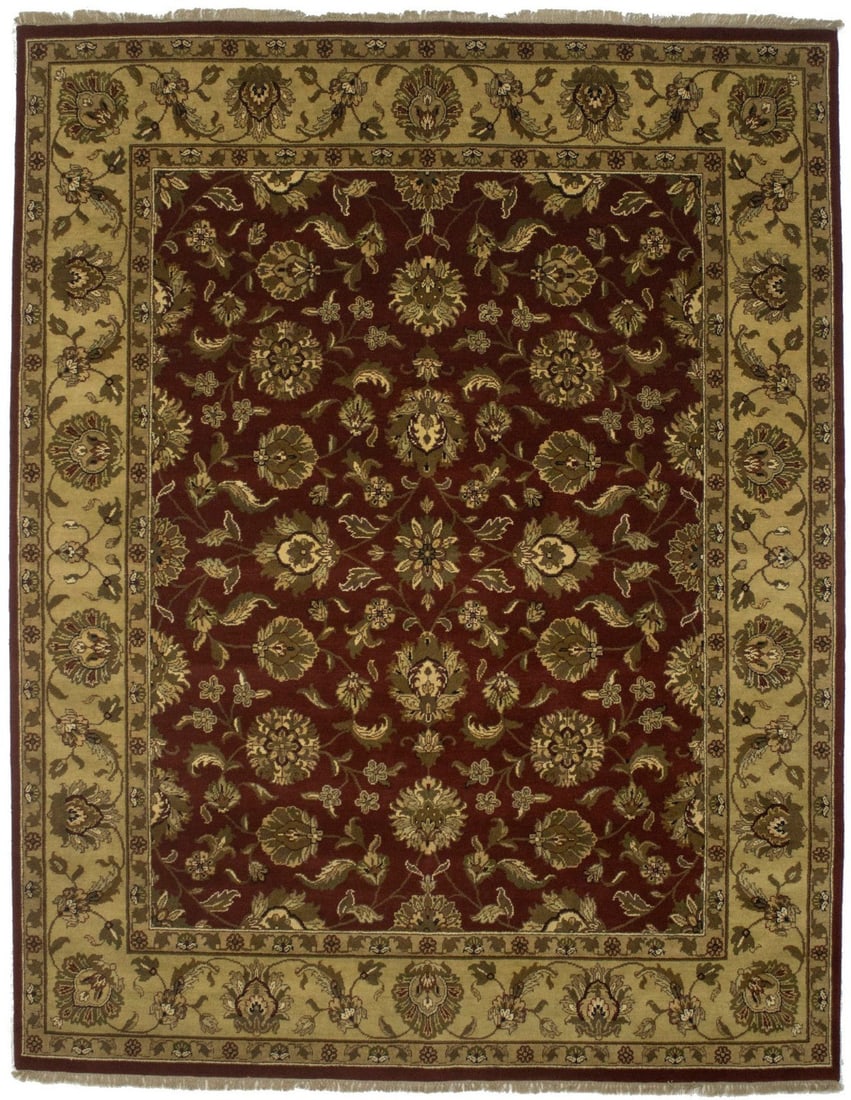 Handmade 8X10 Red Beige Floral Wool Area Rug Modern Decor: Handmade 8X10 Red Beige Floral Wool Area Rug Modern Decor Enhance your home decor with this stunning handmade oriental rug featuring a classic floral design. Crafted from high-quality wool, this area