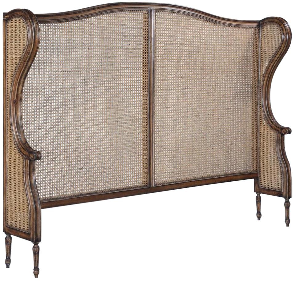 Kingstone Rustic Pecan Headboard Old World Style for King Bed (1 of 3)