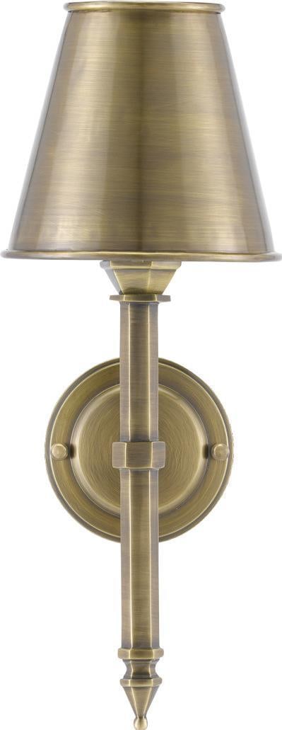 Moroccan Brass Wall Sconce by Currey 15.75H UL Listed: Moroccan Brass Wall Sconce by Currey 15.75H UL Listed Illuminate your space with this stunning Moroccan Brass Wall Sconce, designed by Bunny Williams. Crafted in a vintage style, this medium-sized wal