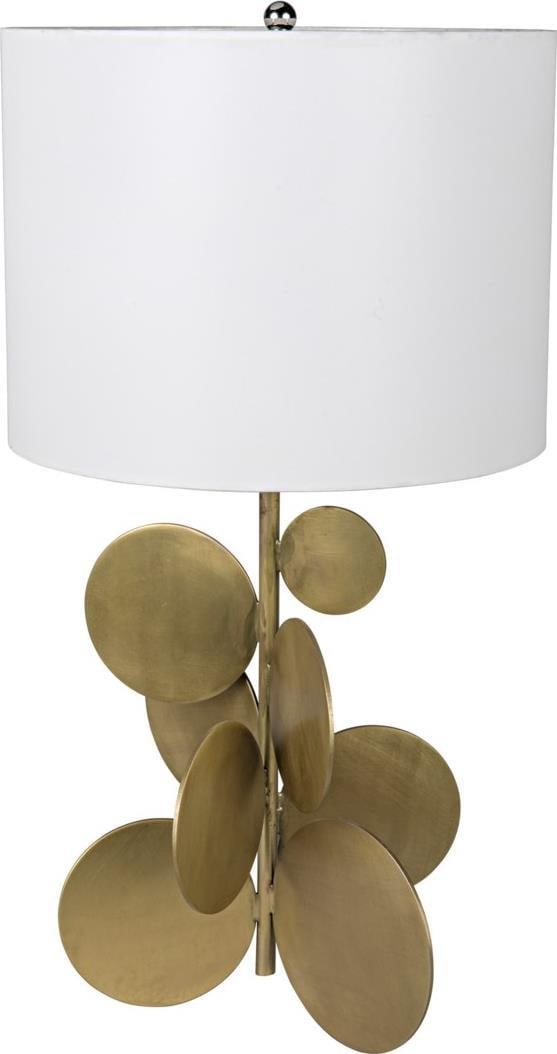 Vadim Brass Table Lamp Industrial Chic Design 26H (1 of 1)