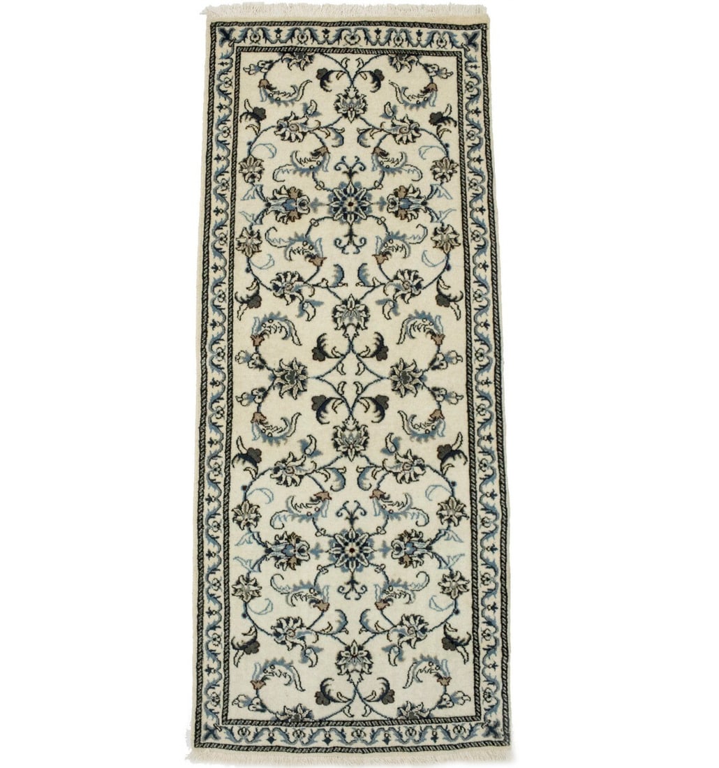 Handmade Floral Design Wool Oriental Runner Rug 2'6 x 6'3 (1 of 12)