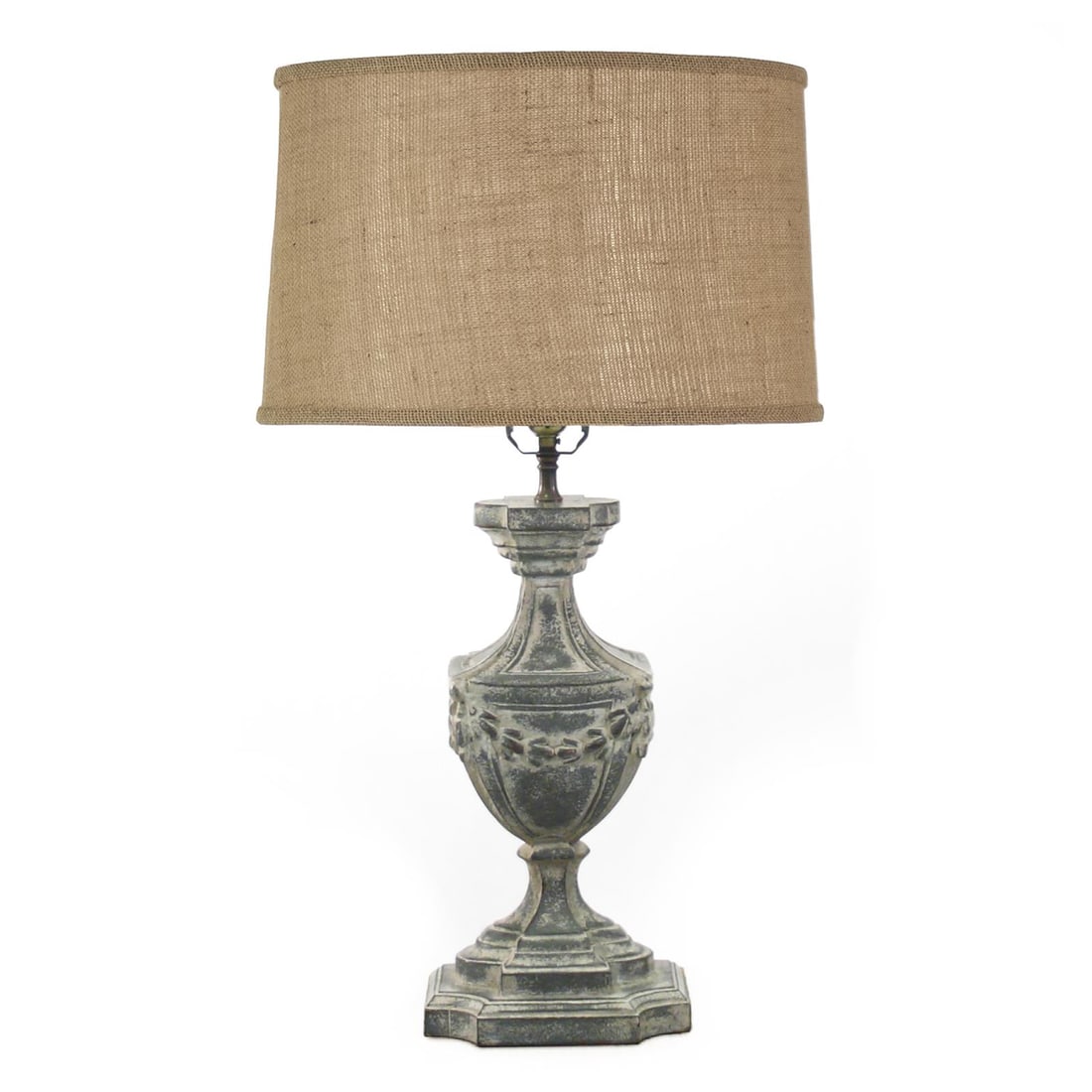 Zentique Studley Ivory Table Lamp Black Birch Finish English Traditional (1 of 1)