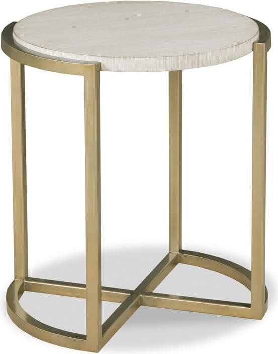 Woodbridge Janus Collection Circular Metal Drink Table 24H 22W 22D: Woodbridge Janus Collection Circular Metal Drink Table 24H 22W 22D Introducing the Janus Collection Circular Drink Table, a stylish and functional addition to any living space. This contemporary drink