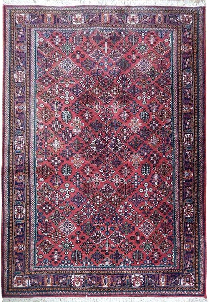 5.8 x 8.4 Persian Joshagan Rug: 5.8 x 8.4 Persian Joshagan Rug Free continental US Shipping Enhance your home decor with this exquisite 5.8 x 8.4 Persian Joshagan rug. Featuring a captivating design, this rug is perfect for adding a