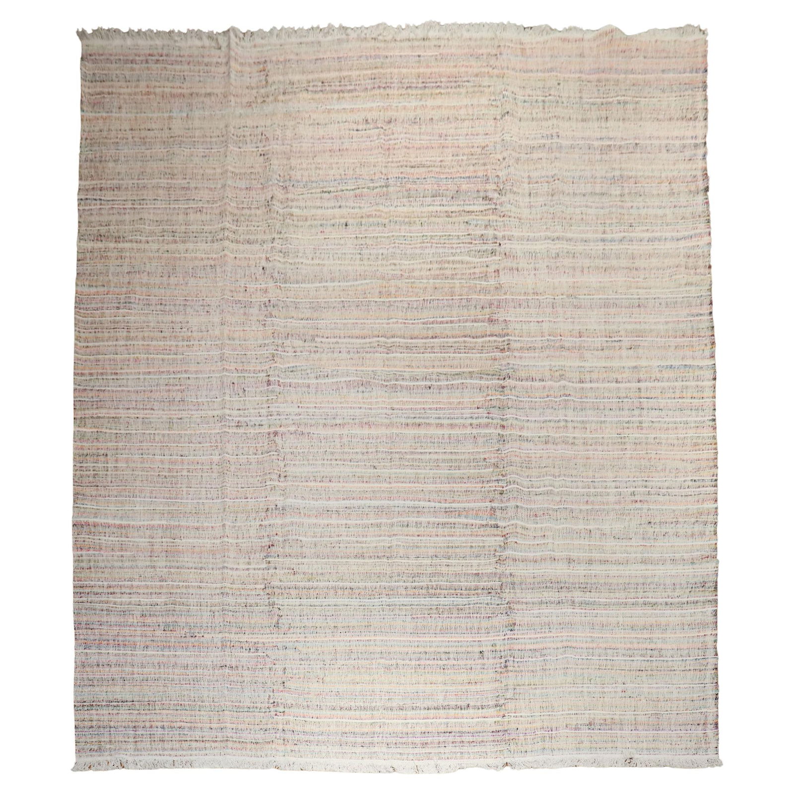 Zabihi Collection Oversize Turkish Kilim 12' x 15'9' Hand-Knotted Wool (1 of 12)