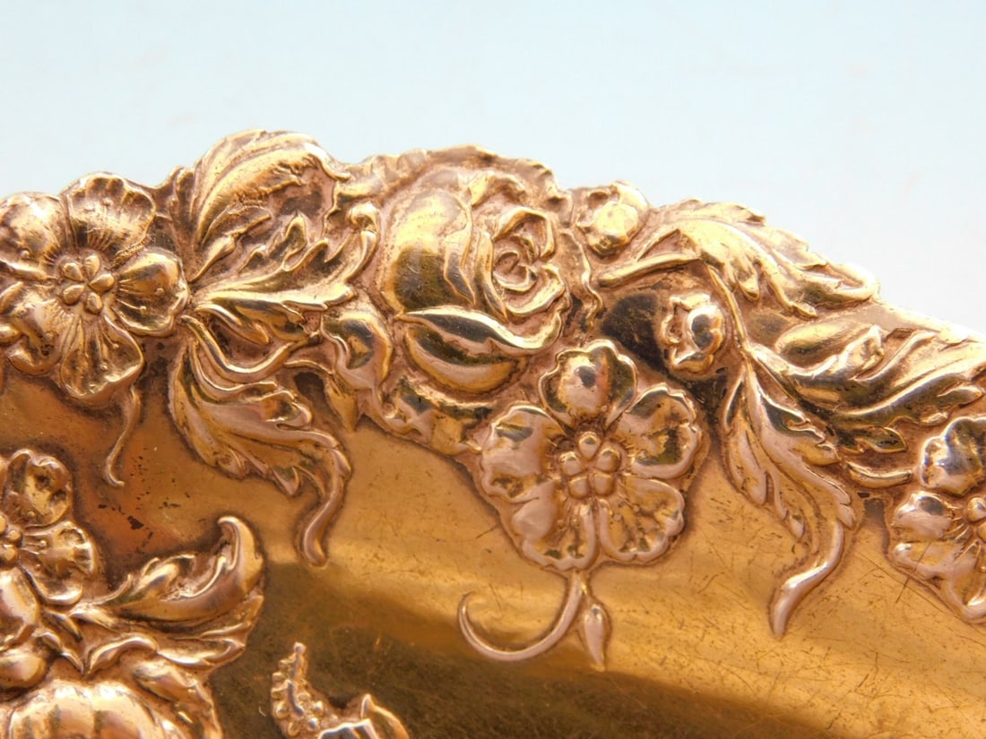 Dauphin Pattern Sterling Silver Serving Spoon by Durgin 9in - 7