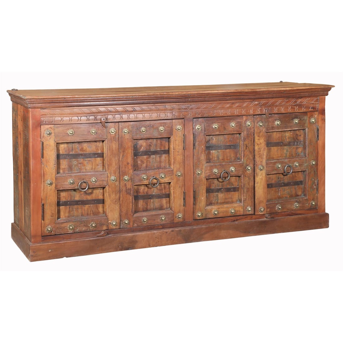 English Traditional Antique Style Mango Wood Sideboard (1 of 1)