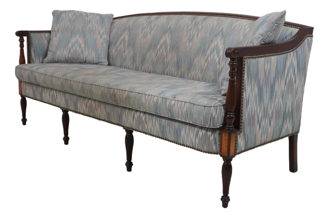 Hickory Chair Co Sheraton Style Mahogany Sofa 30 Years Old (1 of 10)