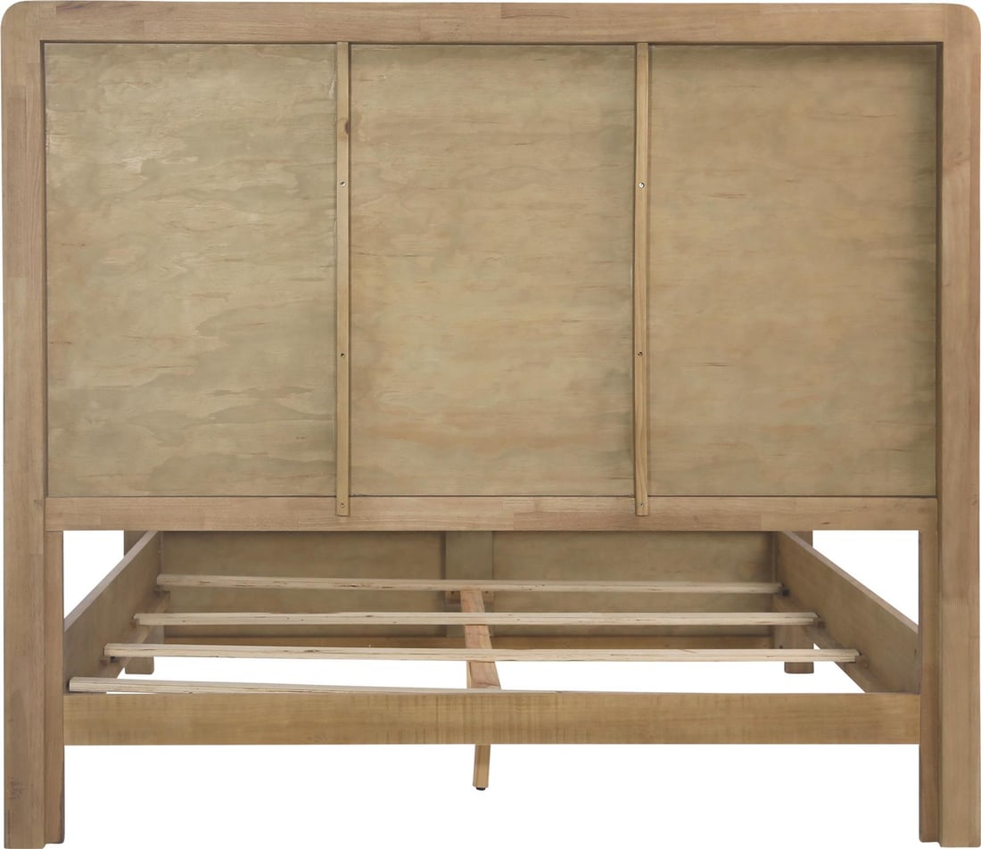 Tricia Collection Natural Oak Veneer Bed 59H 68W 87D (1 of 6)