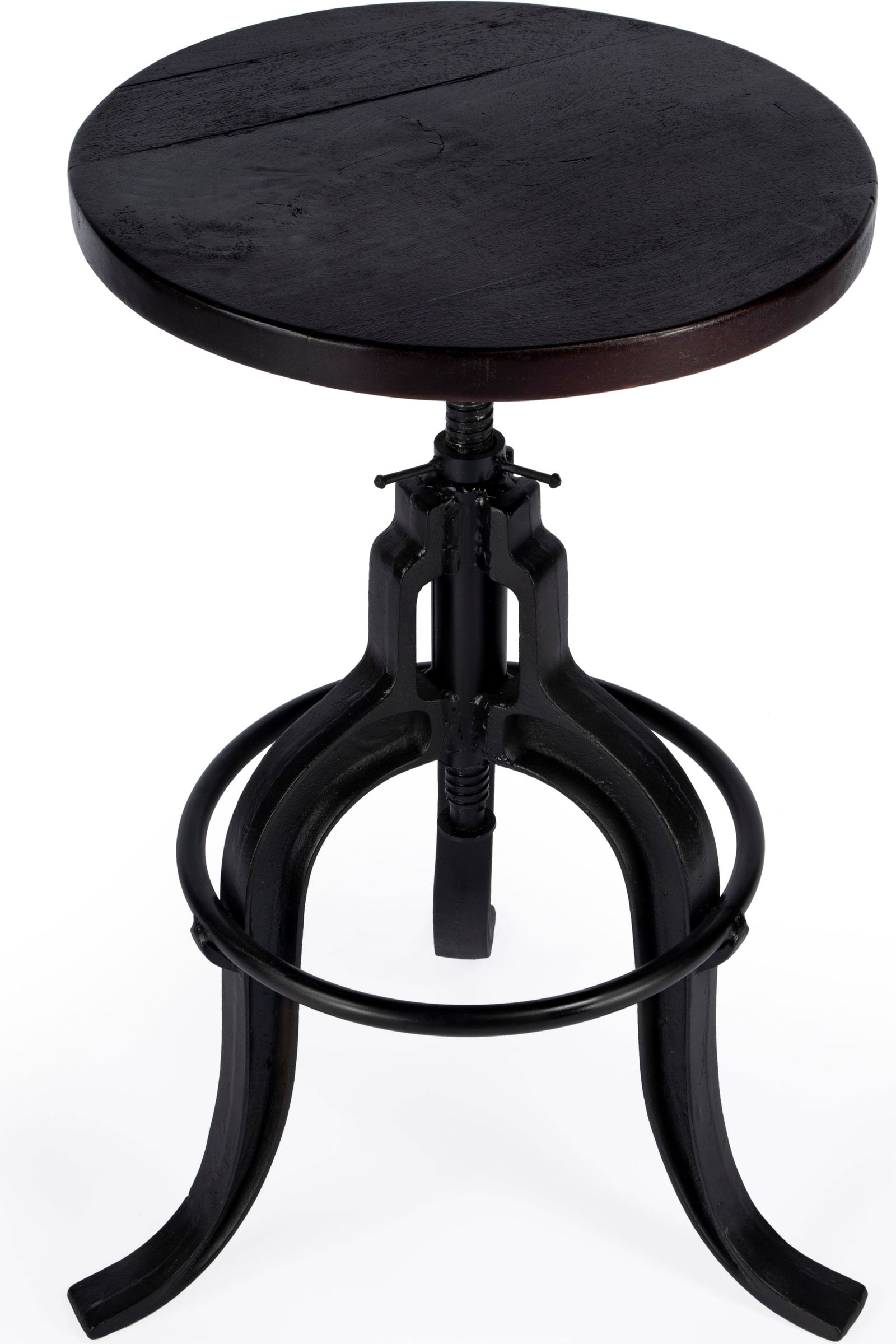 Butler Revolving Barstool Early Industrial Style Adjustable (1 of 6)