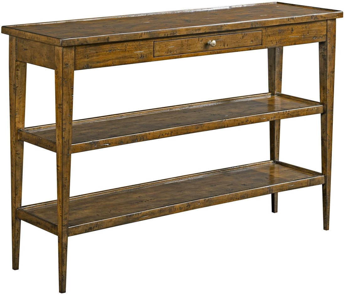 Woodbridge Sonoma Finish Traditional Console Table Hand-Crafted (1 of 2)