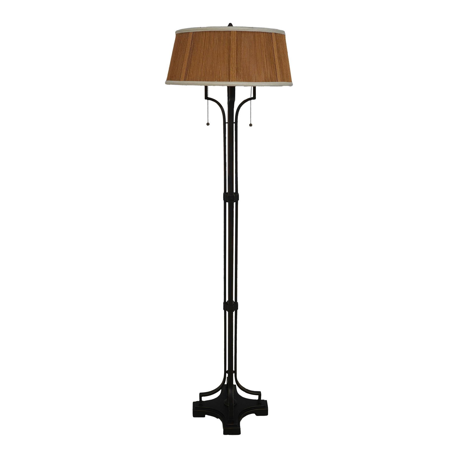 Quoizel Bronze Arts & Crafts Floor Lamp 62in Height Quality Construction (1 of 10)