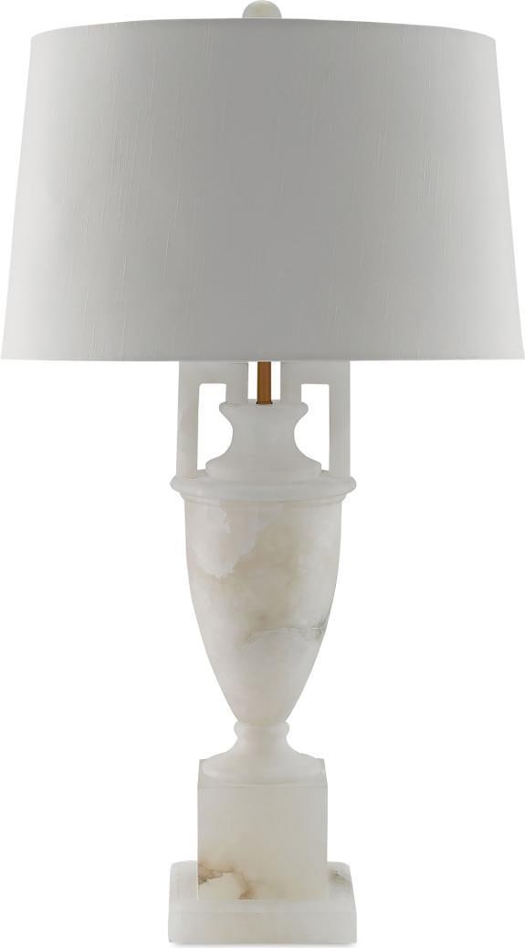 Clifford White Neo-Classical Table Lamp by Currey 32.5 Inches (1 of 3)