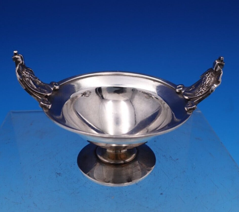 Gorham Medallion Sterling Silver Salt Dip 2" No Monogram (1 of 8)