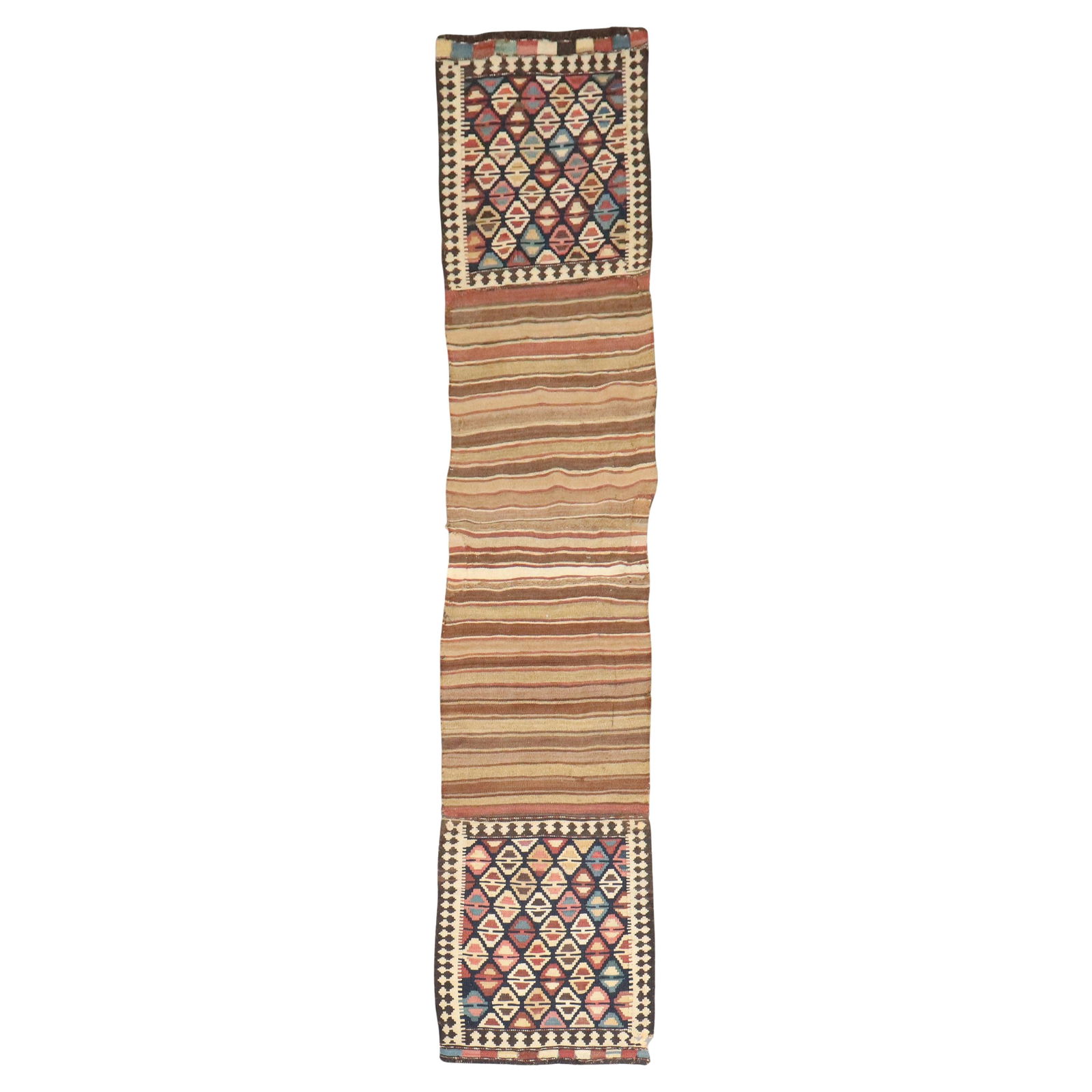 19th Century Kazak Wool Kilim Rug from Zabihi Collection (1 of 11)