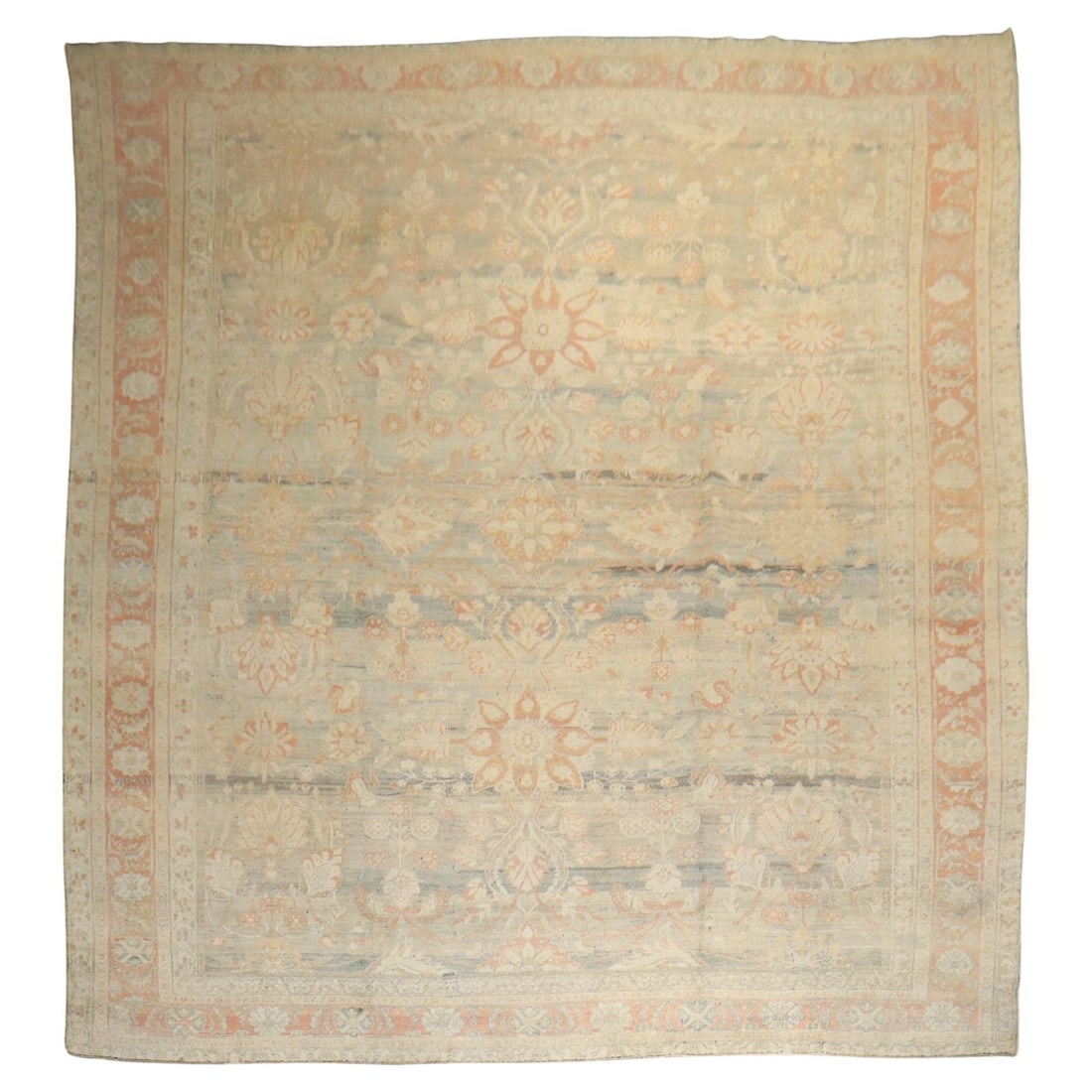 Elegant 12' x 16'6" Persian Bibikabad Wool Rug from 1920 (1 of 18)