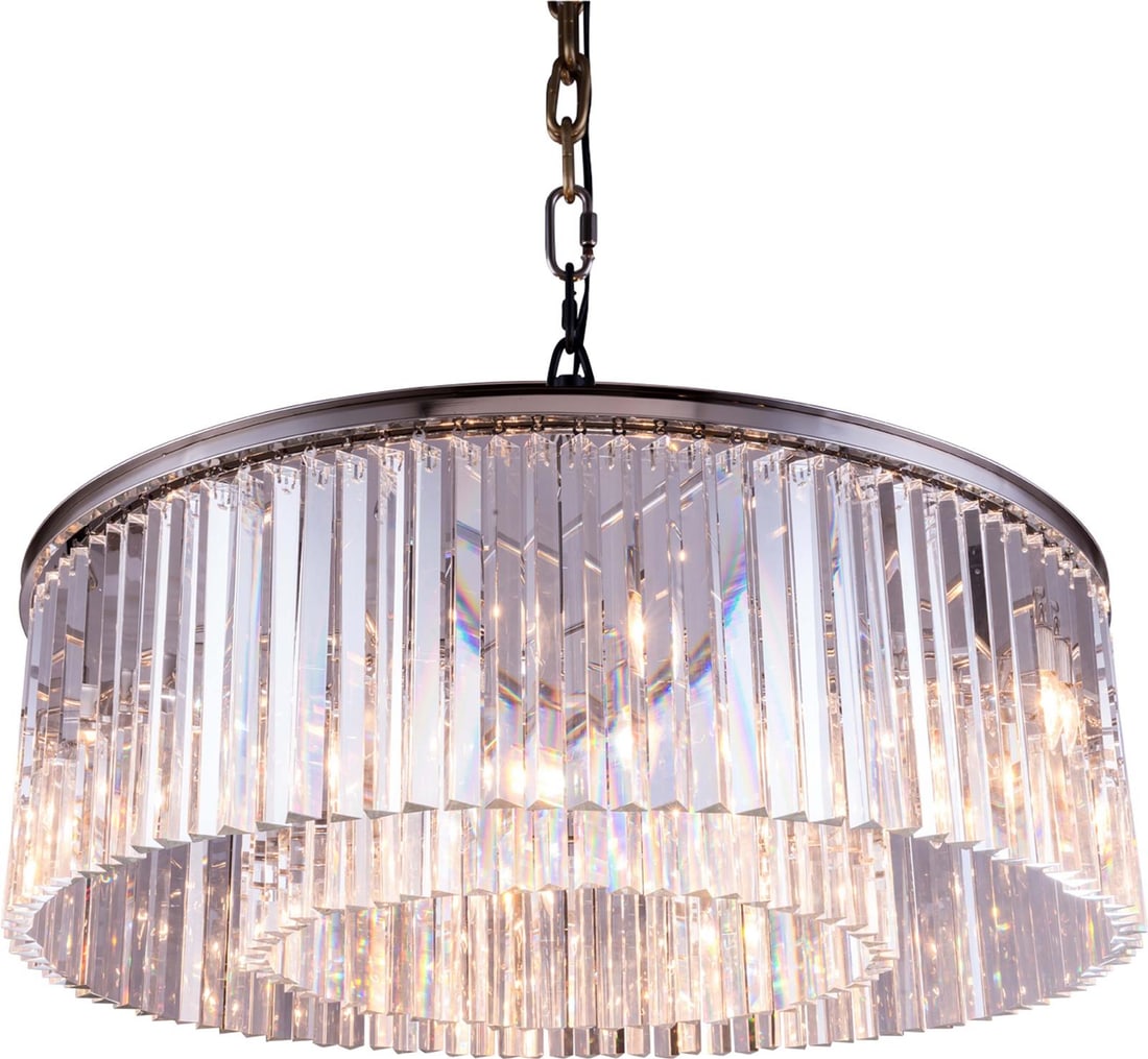 Sydney Pendant Lamp by Elegant Lighting Royal-Cut Crystal UL-Listed: Sydney Pendant Lamp by Elegant Lighting Royal-Cut Crystal UL-Listed Illuminate your space with the Sydney Pendant Lamp, a stunning example of modern elegance. This pendant light features a luxurious p