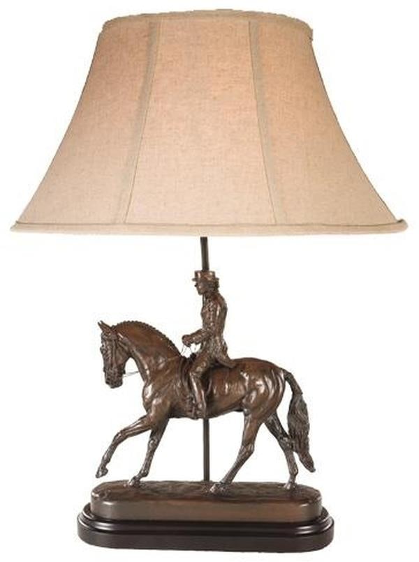Equestrian Style Dressage Horse Lady Table Lamp Ivory Finish: Equestrian Style Dressage Horse Lady Table Lamp Ivory Finish This item is made at time of order. Please allow 42 to 70 days for production. Illuminate your space with this exquisite Dressage Horse and