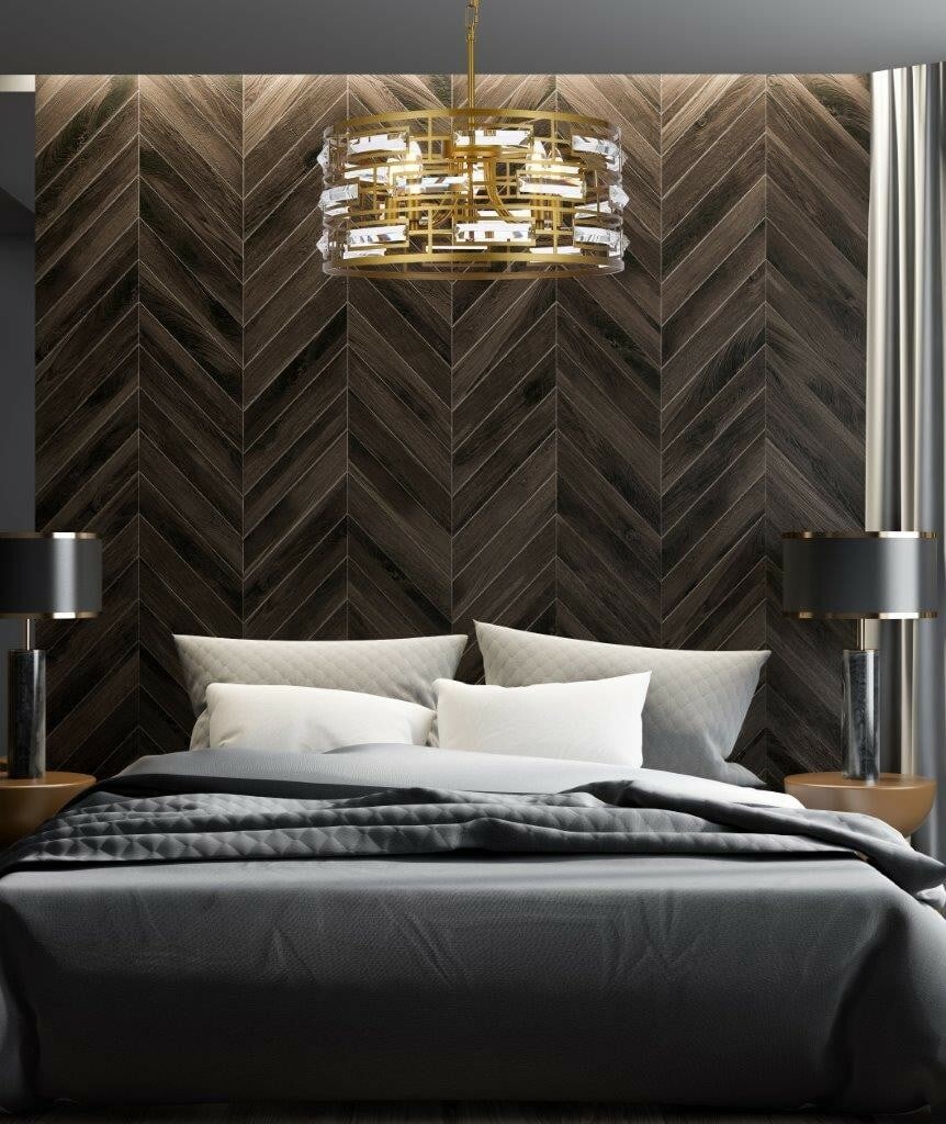 Kennedy 5-Light Modern Brass Crystal Chandelier 18.5 Inch Round Pendant: Kennedy 5-Light Modern Brass Crystal Chandelier 18.5 Inch Round Pendant This modern crystal chandelier features a five-light design with a brass finish, perfect for adding elegance to dining rooms, be