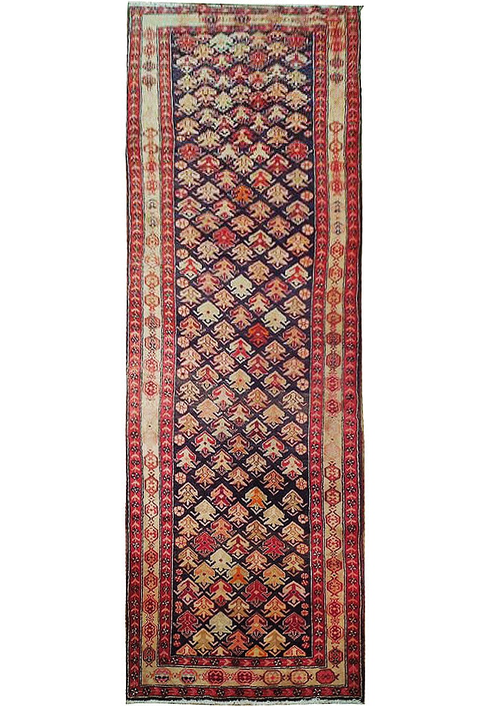 4'1 x 12'3 Handwoven Red Semi-Antique Persian Runner Rug: 4'1 x 12'3 Handwoven Red Semi-Antique Persian Runner Rug Free continental US Shipping Enhance your home decor with this stunning 4' 1" x 12' 3" Red Semi-Antique Persian Runner Rug. Handcrafted by skil
